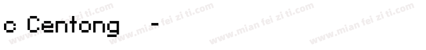 c Centong字体字体转换